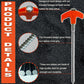 🔥 ⛺8" Screw-in Tent Stakes Ground Anchors