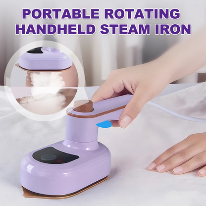🥳2026 HOT SALE💞50K+ SOLD!💥🧺💨 50% OFF! Steam Iron & Steamer 2-in-1 – Kills 99.99% mites & bacteria. 5s preheat, 150ml tank. Ceramic plate, even heat. Safe for silk to cotton. Your fabric care essential. 🛡️🌿