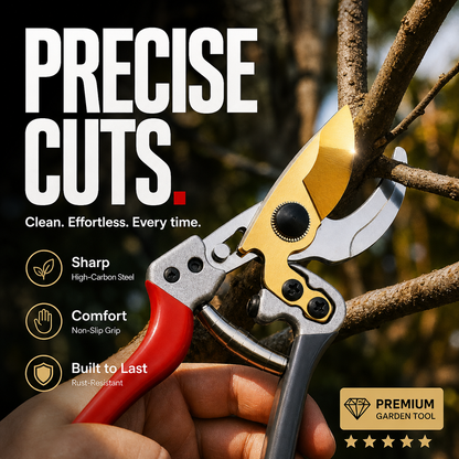 Prune Cleanly Instantly! SK5 Heavy-Duty Garden Pruning Shears