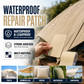 ⛺50% OFF NOW ! ✨Self‑Adhesive Tarpaulin Repair Patch, Waterproof Fabric Repair Tape, Rain‑Resistant Strong Adhesion for Tent, Tarp, Backpack & Umbrella