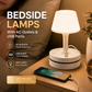 💡🔌 Bedside Lamp with USB & AC Outlets – 50% OFF! 3/4 AC, 2 USB, 1 Type-C – charge devices while you sleep. ⭐🏠
