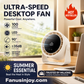 ✨️Limited Time 50% Off! 🌬️Keep you cool all summer! ❄️Rechargeable USB Desk Fan for Bedroom
