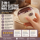 🎉 2026 Sale — Over 113,000 Sold! ✂️ 2-in-1 Smart Electric Nail Clipper & Polisher – Anti-Pinch Safety & LED Light 💅