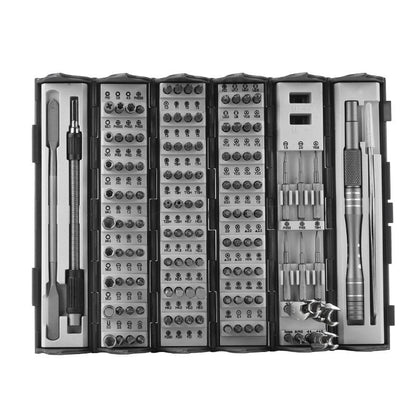 128-tlg. Präzisions-Schraubendreher-Set für Elektronik & Computer-Demontage