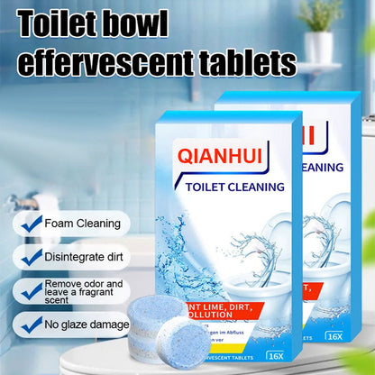 🔥BUY 2 GET 1 FREE TODAY🔥Lemon Scent Toilet Bowl Cleaner Tablets