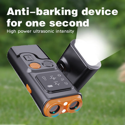 🌠Quiet Companion: 🐶Ultrasonic Dog Bark Control Device with Flashing Light Set
