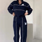 ✨Winter Offer💖Casual Line Sweatshirt 2-Piece Set
