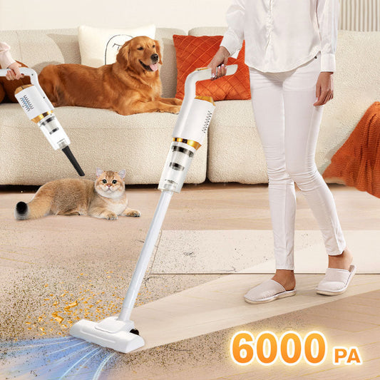 🔥2025 New Product🔥Cordless Vacuum Cleaner - 6000PA Powerful Suction, Suitable for Home and Car