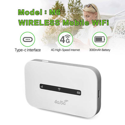 4G/5G Pocket Mobile WiFi Router (50 % RABATT)