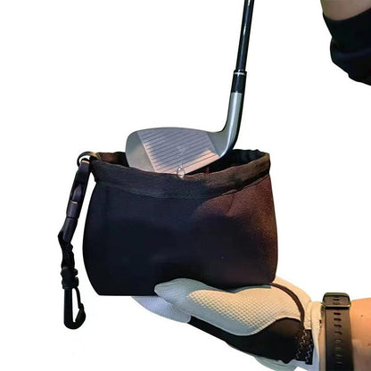 Golf Club and Golf Ball Cleaning Bag