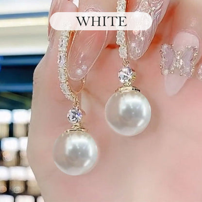 Elegant Lightweight Faux Pearl Drop Earrings