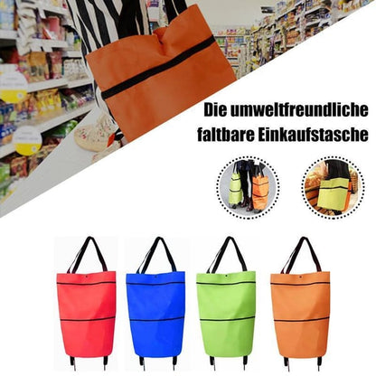 🔥2025 Hot Sale🔥2-in-1 Foldable Shopping Cart