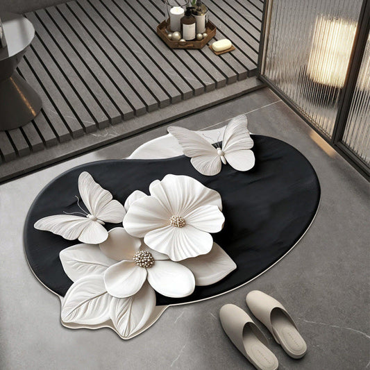 🔥Hot Sale 49% 0FF🔥💕3D Realistic Pattern Non-Slip Absorbent Mat