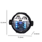 Creative Gyro Windproof Dual Arc Electric Lighter with Light