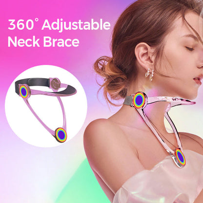 📢📢50% OFF! ⏰360° Adjustable Neck Brace – Relieves pain & tension, corrects forward head posture. Breathable foam, fits all. Office & travel ready! 🧠✨