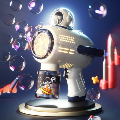 Space Cartoon Electric Handheld Bubble Toy Gun
