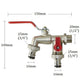 🔥 FLASH SALE: 50% OFF! ⚙️ Universal Stainless Steel Double Outlet Garden Faucet – Independent Valves, Heavy-Duty & Easy Install 🚰
