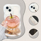 Apple Pattern Transparent Phone Case for iphone 16/15/14/13/12/11 Series