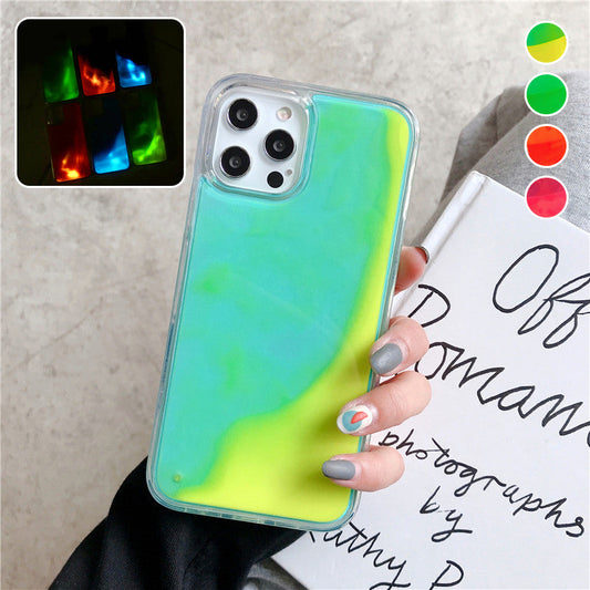 Luminous Liquid Quicksand iPhone Case