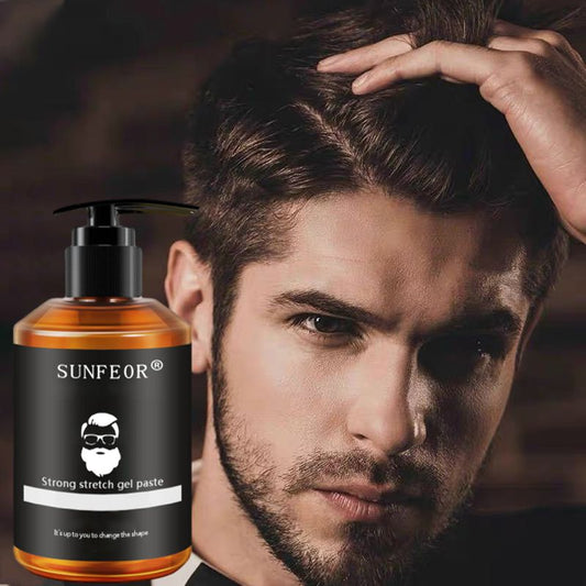 Strong Hold Hair Styling Gel for Men