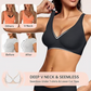 🤗No More Underwire Discomfort! 😎Deep V Push - up Bra – Seamless & Wirefree✨