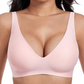 🤗No More Underwire Discomfort! 😎Deep V Push - up Bra – Seamless & Wirefree✨