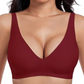 🤗No More Underwire Discomfort! 😎Deep V Push - up Bra – Seamless & Wirefree✨