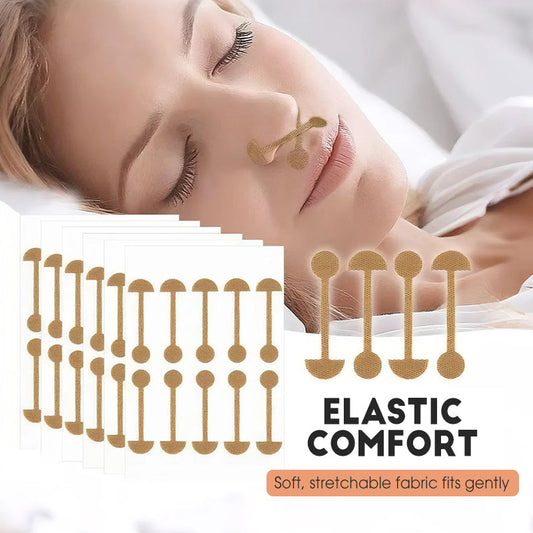 Elastic Dumbbell-Shaped Nasal Wing Patch