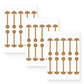 Elastic Dumbbell-Shaped Nasal Wing Patch