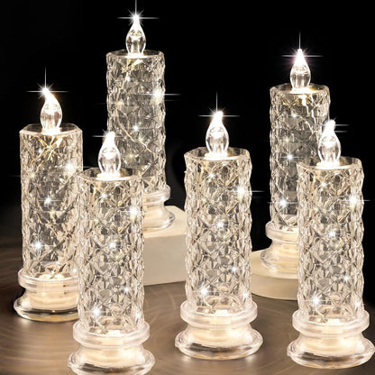 🔥Last Day 49% OFF🎁Set of 4 LED Crystal Candle Lights