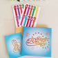 Birthday Cards With Fireworks & Pop Up Cake & Blow-able Music