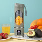 🍊🥤 450 ml Portable Cordless Blender | Digital LED Display, Dual Lid & 30-Second Blend