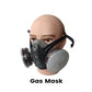Activated Carbon Anti-Dust Double Tank Gas Mask