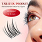Natural Fine Self-Adhesive Cluster False Eyelash Set