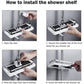 🎅Hot Sale 50% OFF!!🎁Bathroom Pole Shower Storage Rack Holder🔥