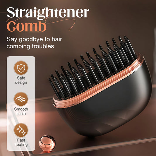 🎄Christmas Special Price £15.99!!💇‍♀️Mini Cordless Hair Straightener Comb