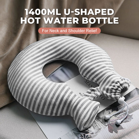 1400ML U-Shaped Neck & Shoulder Hot Water Bottle