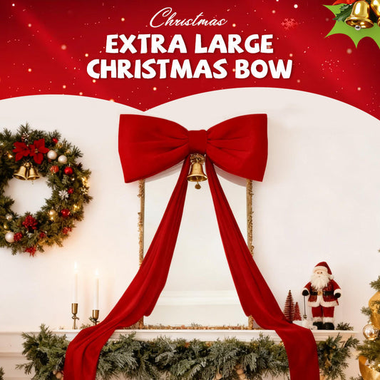 🎄 Extra Large Christmas Bow for Decoration