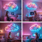 DIY USB-Powered Thundercloud LED Light Decor