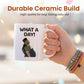 "What A Day!" Humorous Graphic Ceramic Coffee Mug