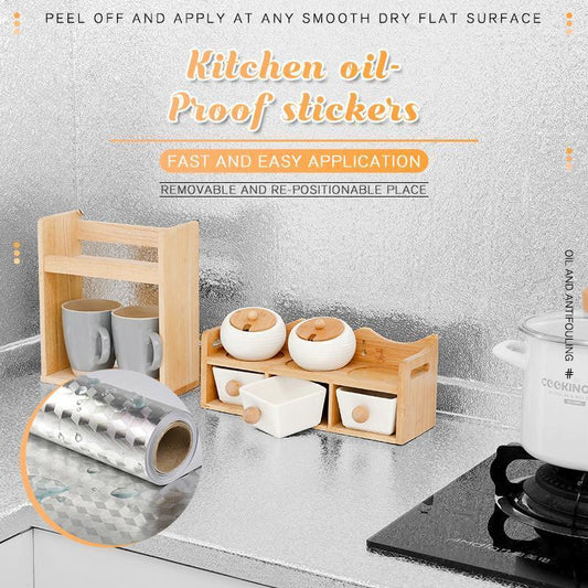 ✨✨ Aluminum Kitchen Sticker – Protect Your Surfaces From Mess & Stains 🏠