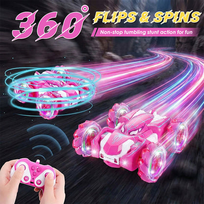 Double-Sided Remote Control Stunt Car