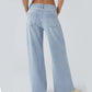 👖🔥🔥Women’s Fashion Wide Leg Jeans with Pockets✨