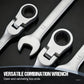 180° Flex-Head Spanner with 72-Tooth Ratchet