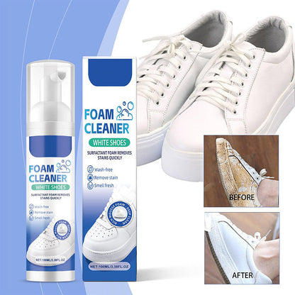 No-Rinse Shoe Cleaner / White Shoe Stain Remover Spray