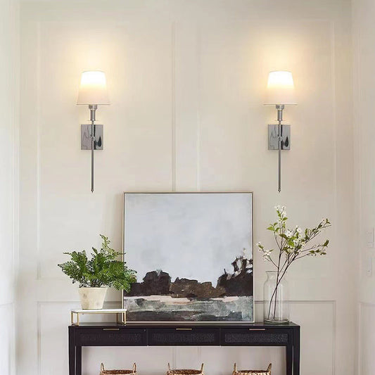 Classic Fabric Shade Wall Light