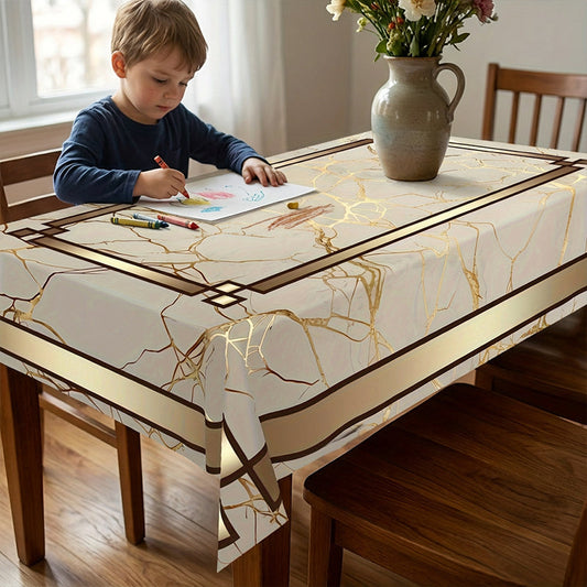 ⏳Limited-time 50% off⏰Waterproof Marble-Print Tablecloth🌩️