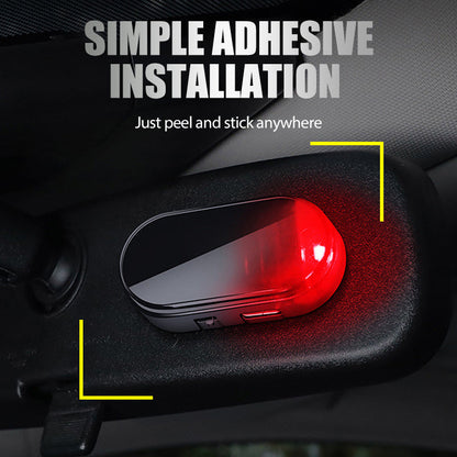 🥳2026 HOT SALE🥳💞50K+ SOLD! 🚗🌞 50% OFF! Solar Car Anti-Theft Light – solar + USB charged, auto-flashes at night. Realistic LED mimics active alarm – deters thieves without wiring. Heat-resistant, stick & go! 🛡️💡
