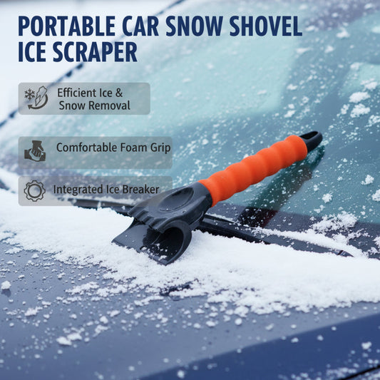 Portable Car Snow Shovel Ice Scraper
