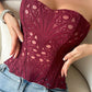 Women's Lace Up Shapewear Tube Top